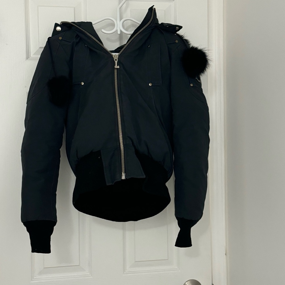 Moose Knuckles Debbie Bomber Fur